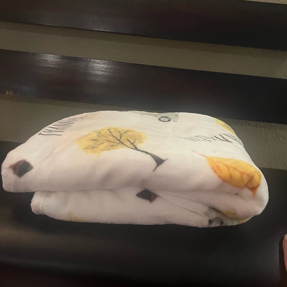 New Festive Fall Thankful Blanket - Picture 4 of 6